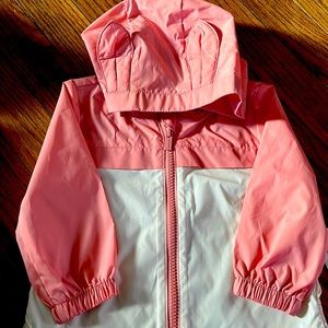 Infant girl rain jacket.